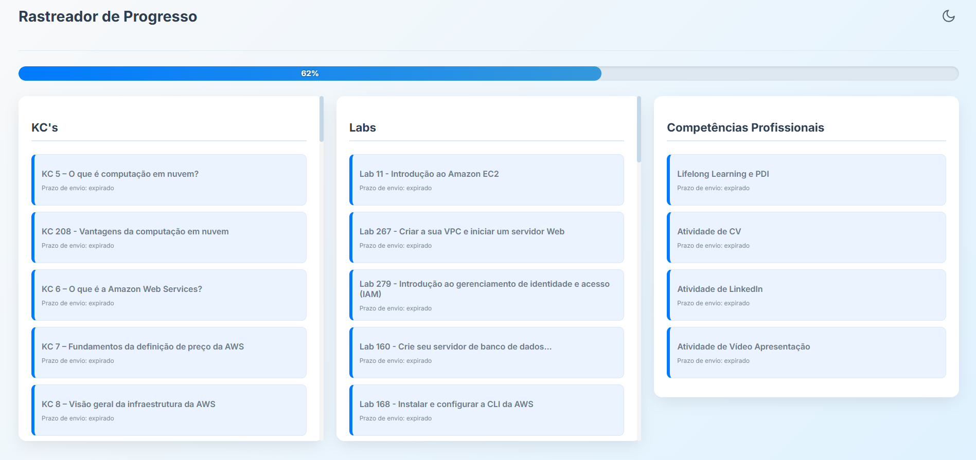Progress Tracker App
